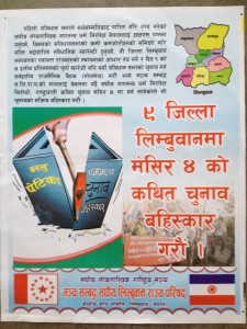 Election Rejection Poster of Limbuwan